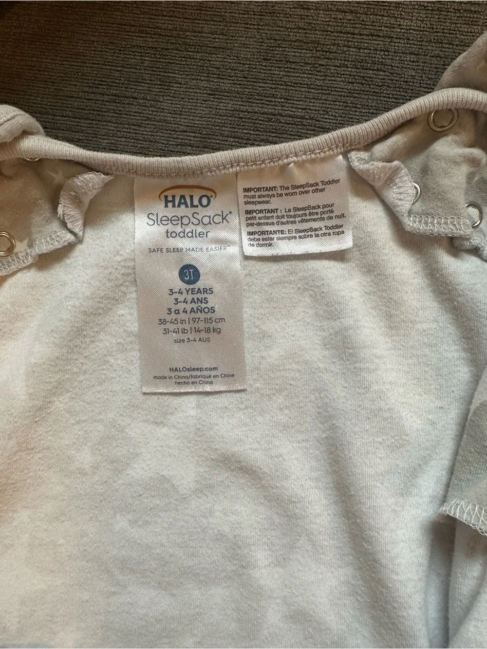 Halo Sleepsack 3T